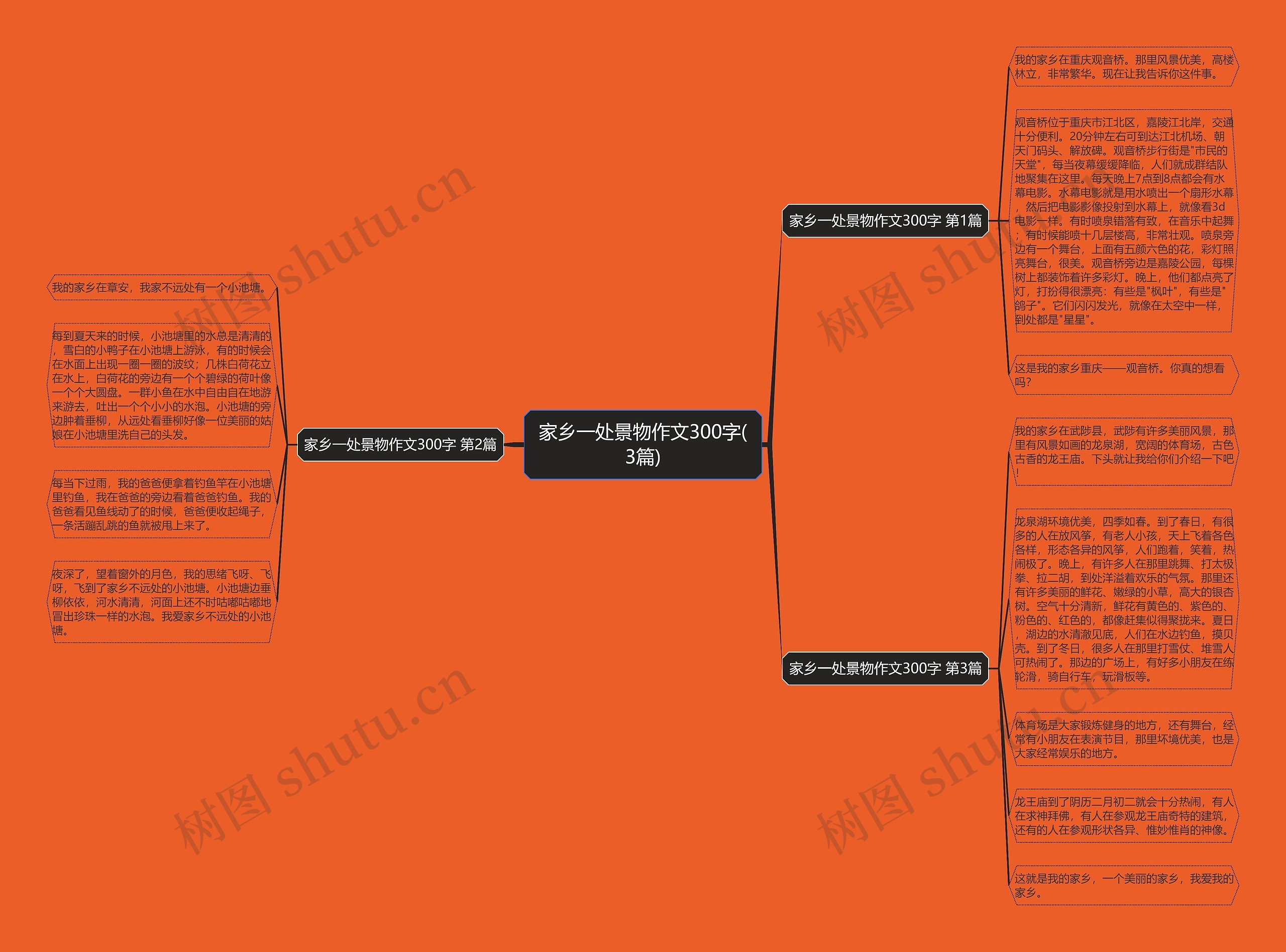 家乡一处景物作文300字(3篇) 家乡一处景物作文300字(3篇)