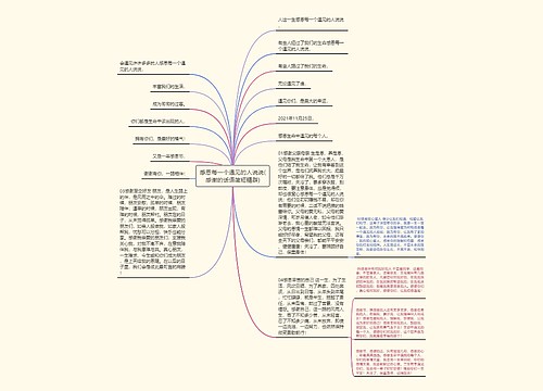 感恩每一个遇见的人说说(感谢的话语简短精辟)