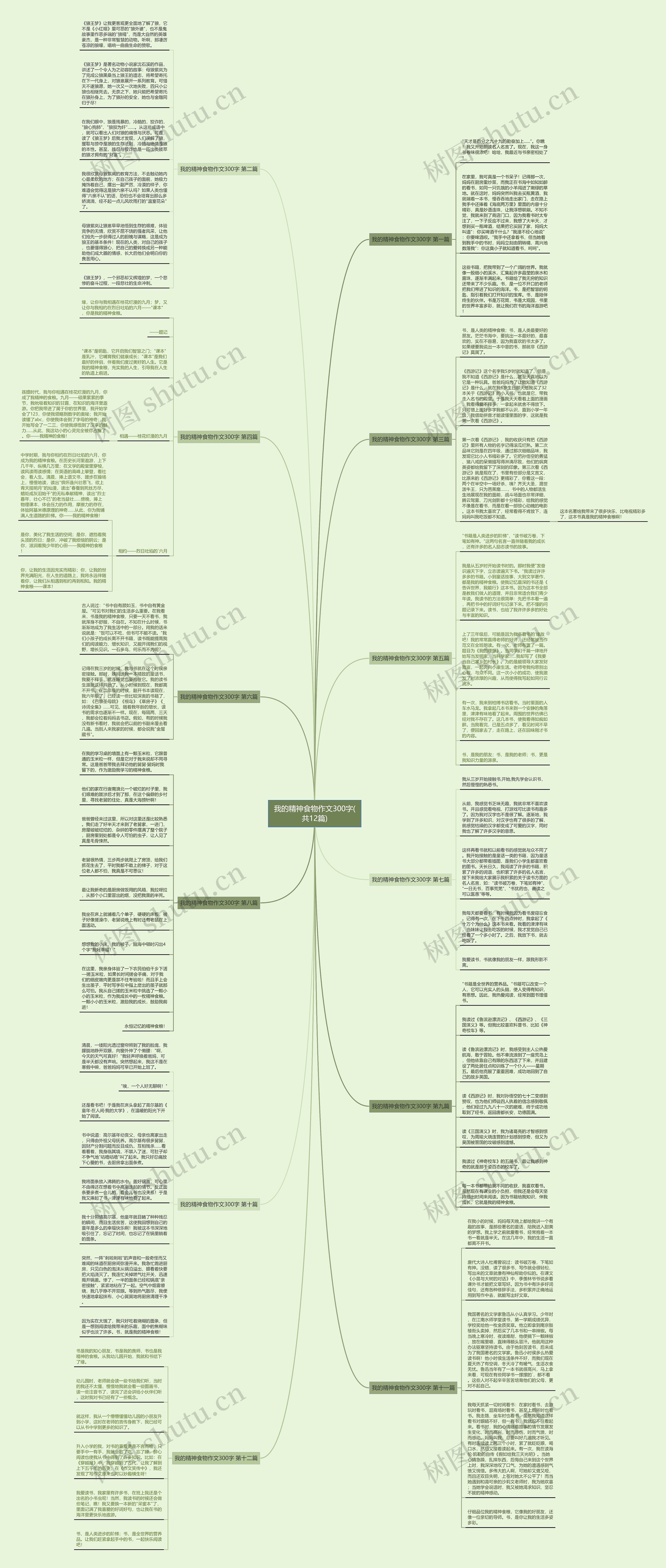 我的精神食物作文300字(共12篇) 我的精神食物作文300字(共12篇)