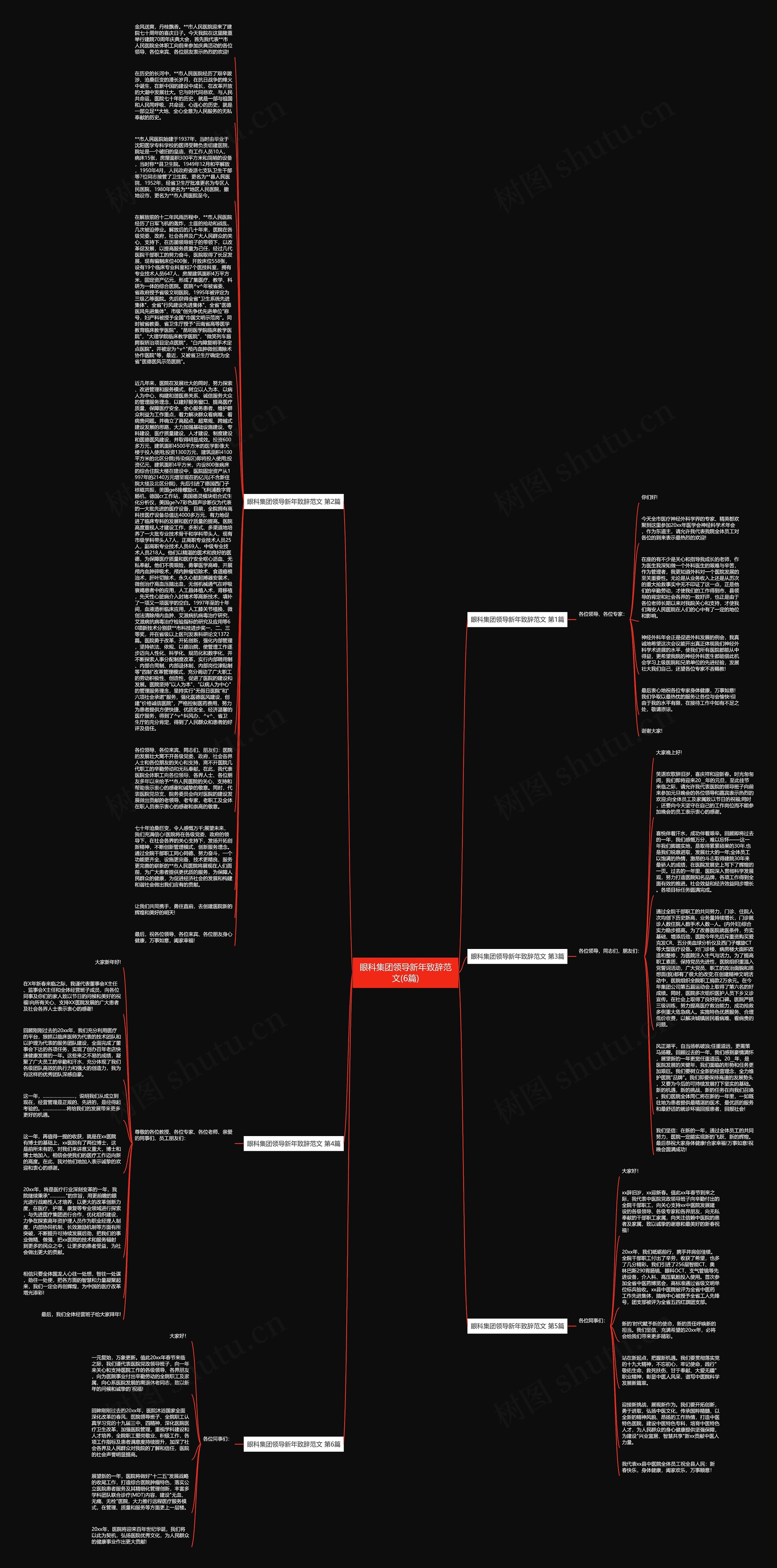 眼科集团领导新年致辞范文(6篇)思维导图