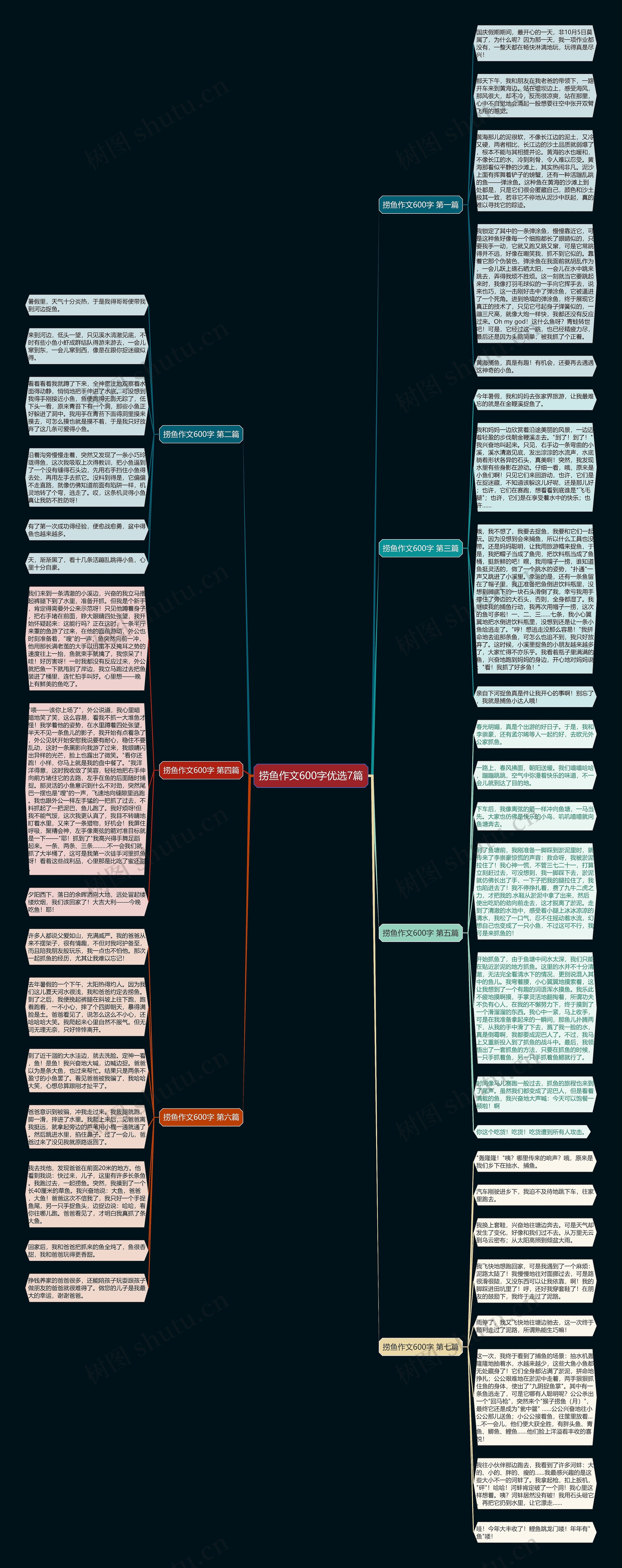 捞鱼作文600字优选7篇