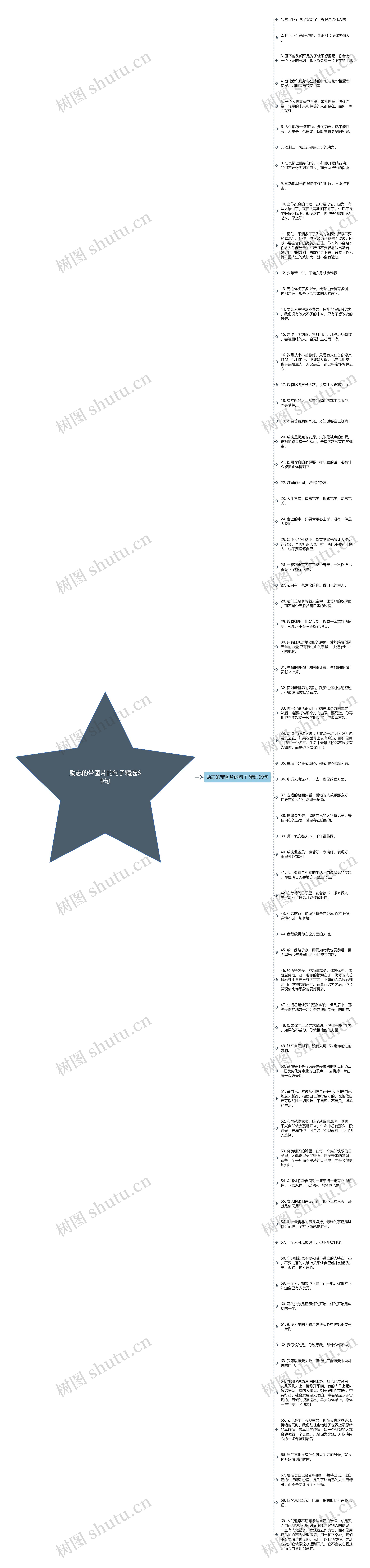 励志的带图片的句子精选69句思维导图