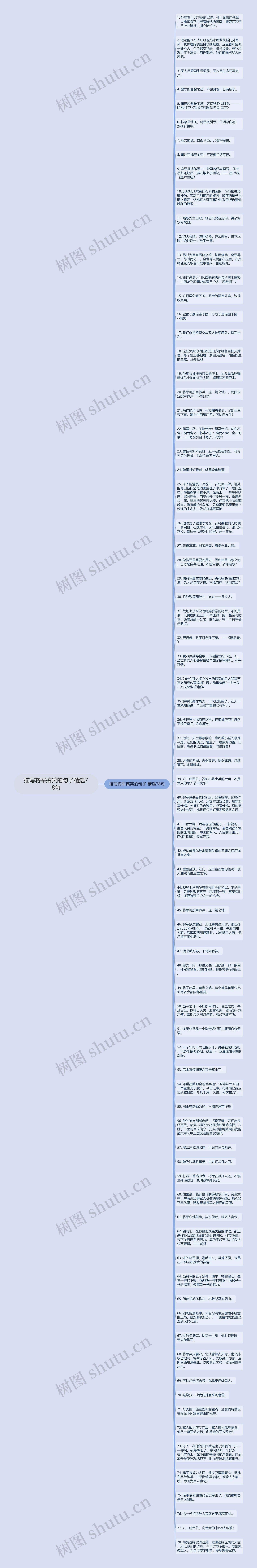 描写将军搞笑的句子精选78句