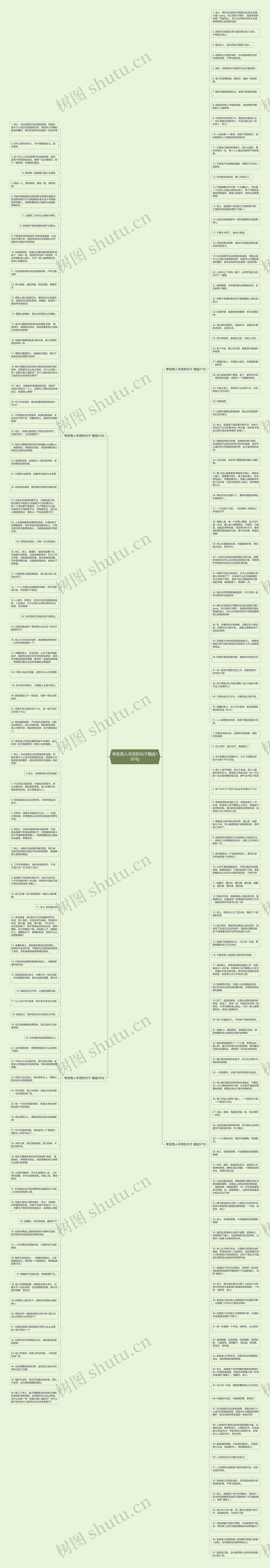 夸奖男人辛苦的句子精选197句思维导图