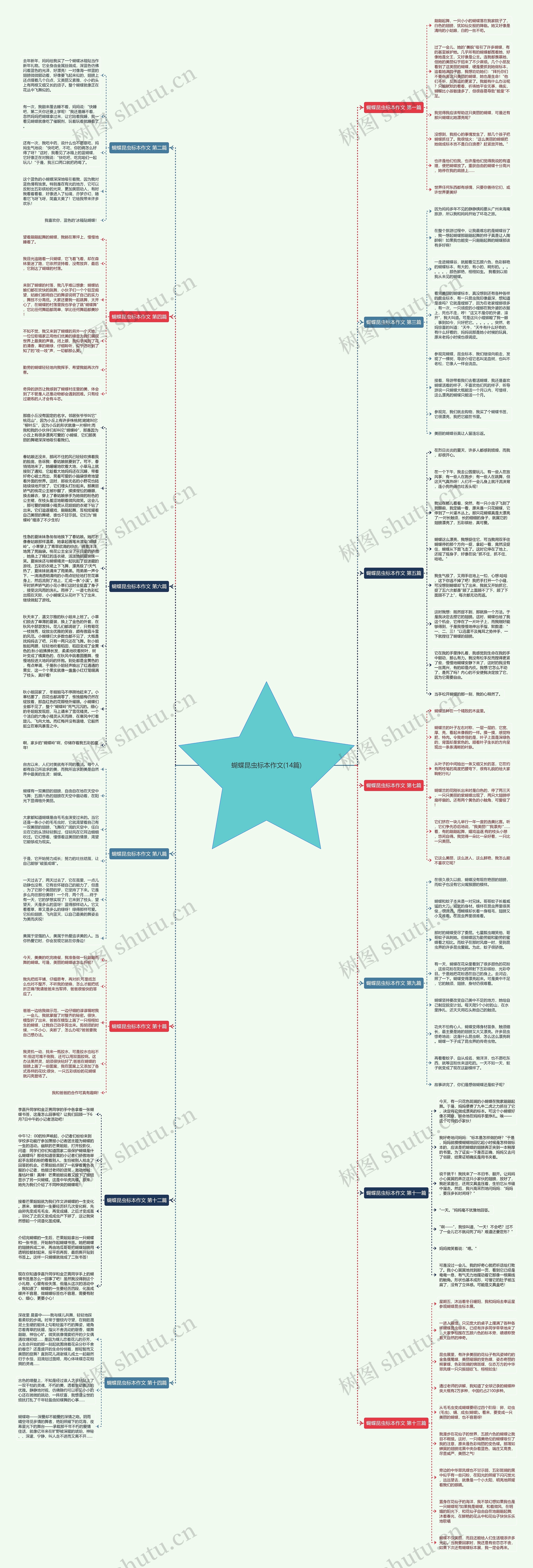 蝴蝶昆虫标本作文(14篇) 蝴蝶昆虫标本作文(14篇)