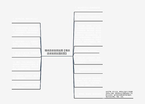 情感语录发朋友圈【情感语录发朋友圈的图】