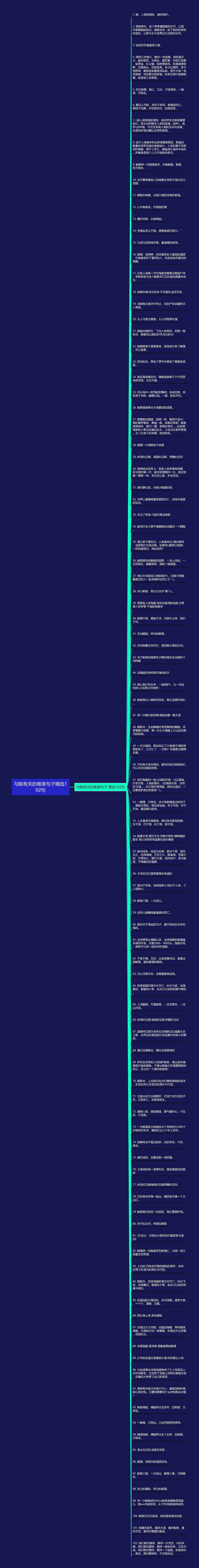 与鲸有关的唯美句子精选102句思维导图