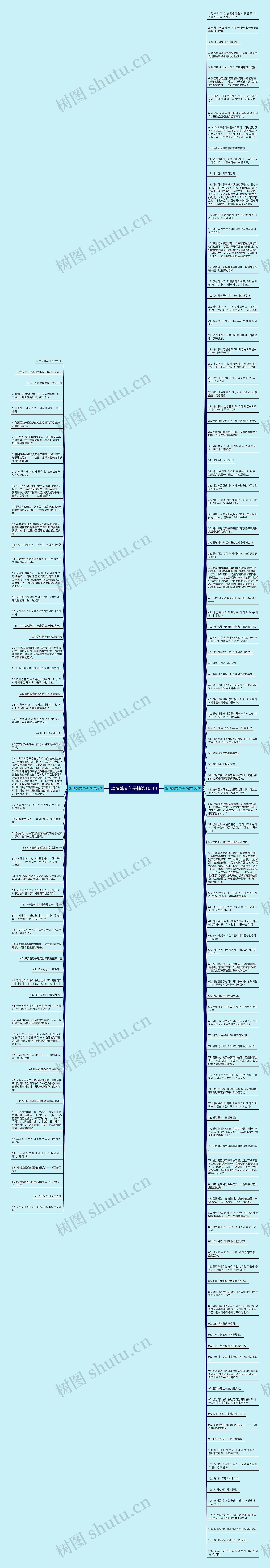 煽情韩文句子精选165句思维导图