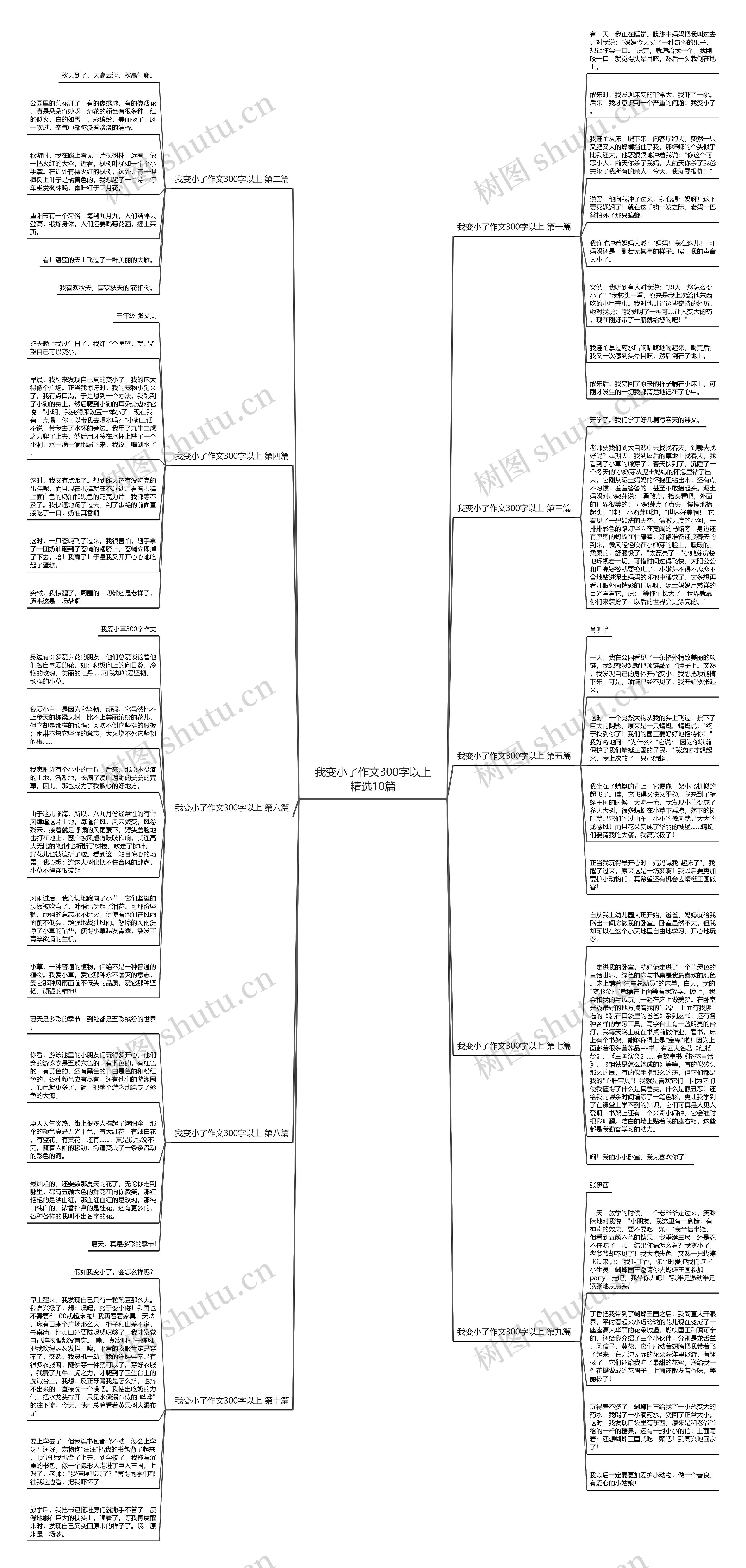 我变小了作文300字以上精选10篇 我变小了作文300字以上精选10篇