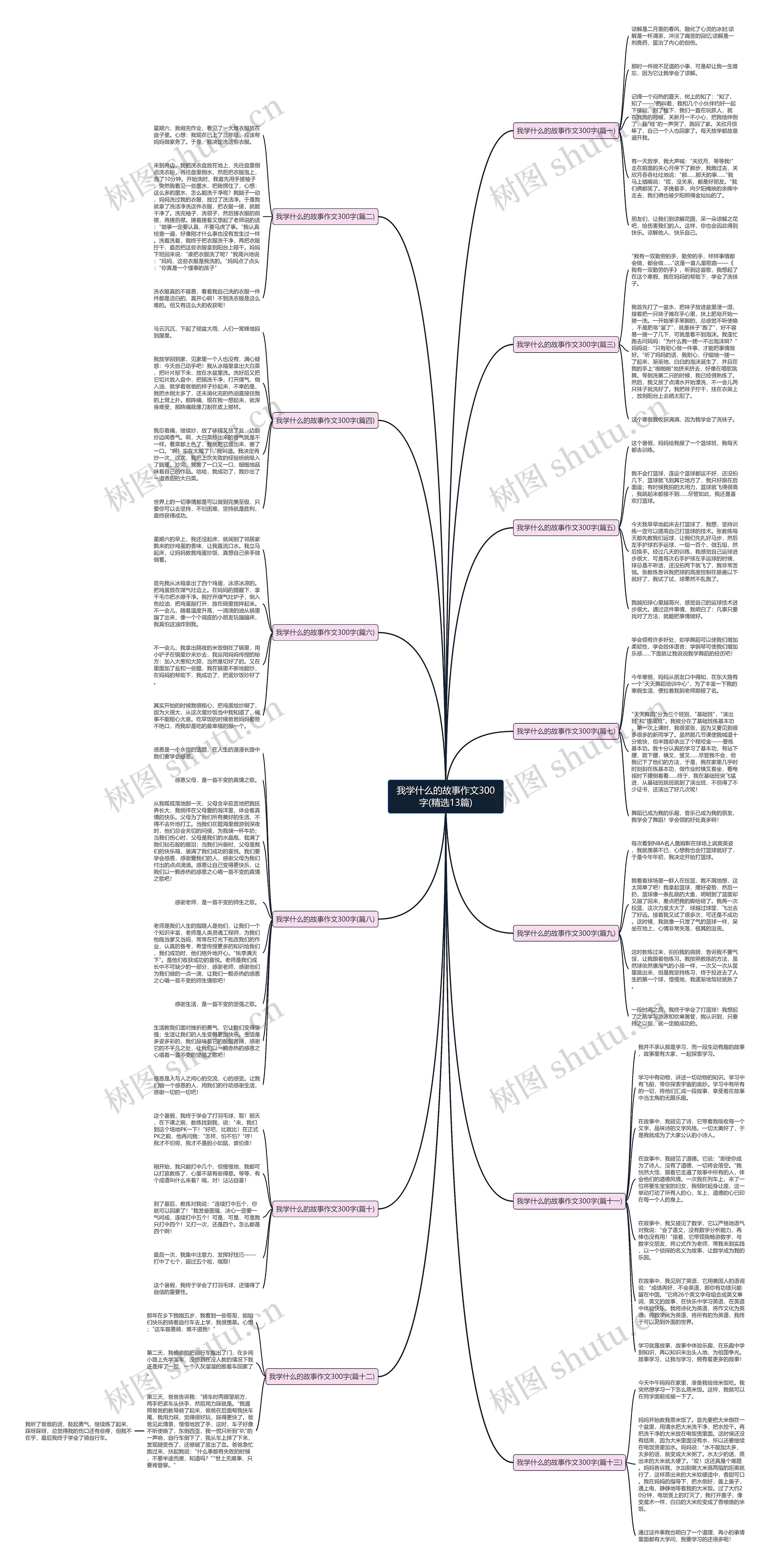我学什么的故事作文300字(精选13篇)思维导图
