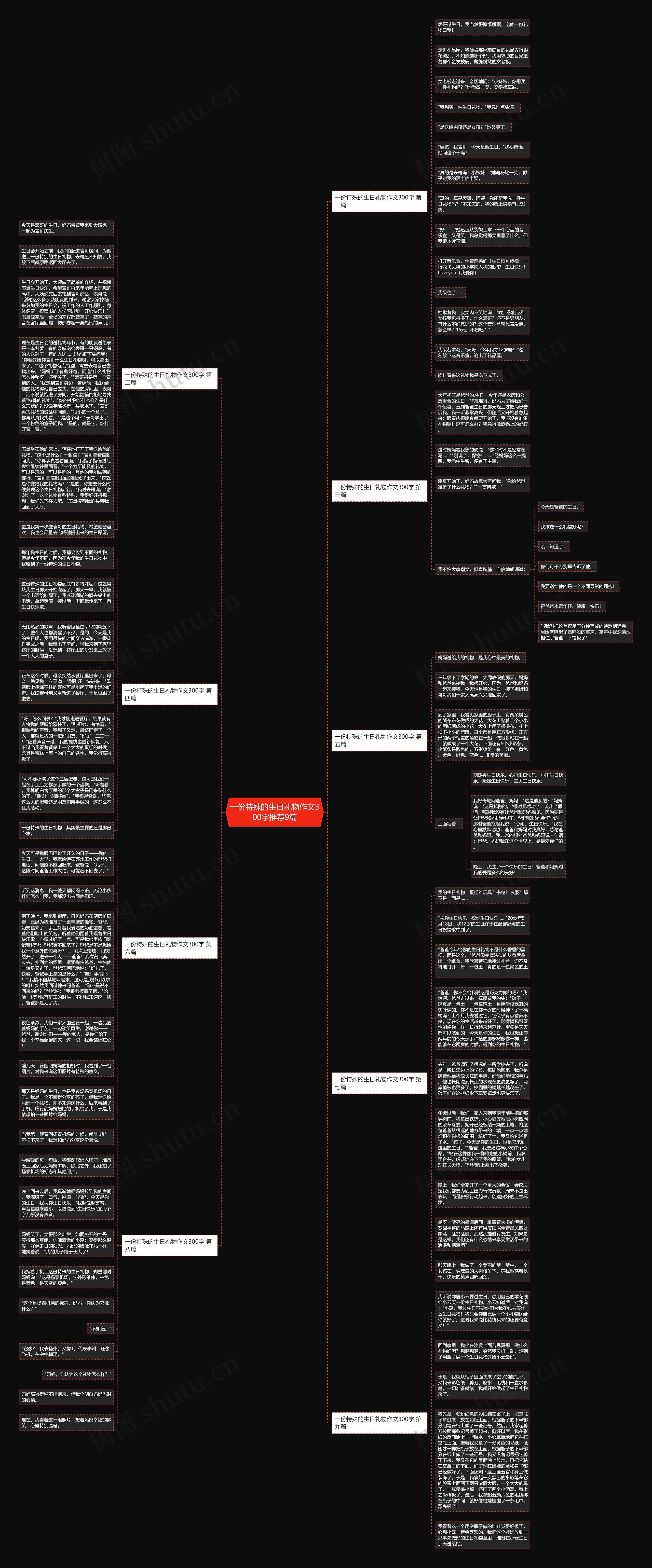 一份特殊的生日礼物作文300字推荐9篇