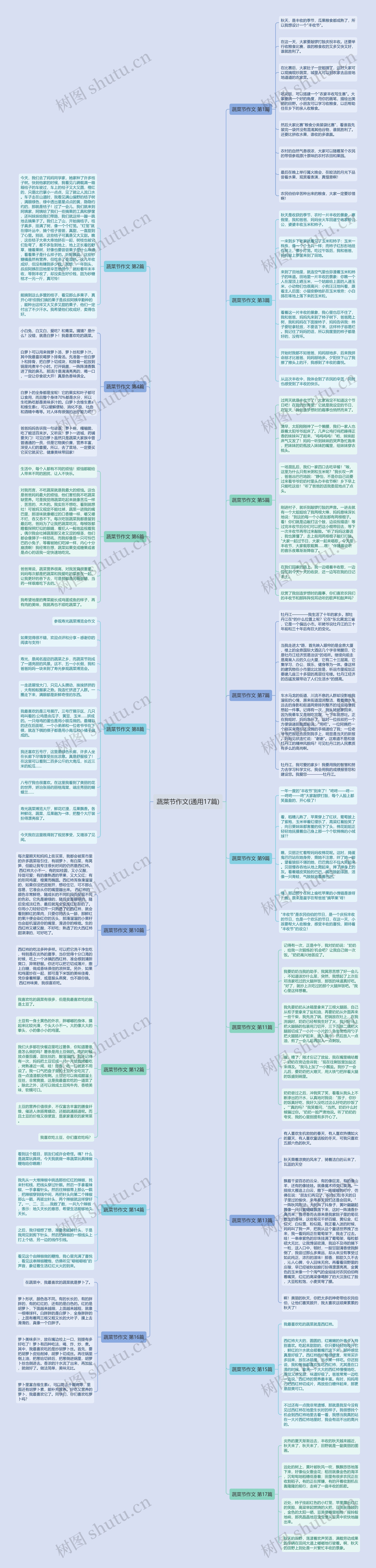 蔬菜节作文(通用17篇)思维导图
