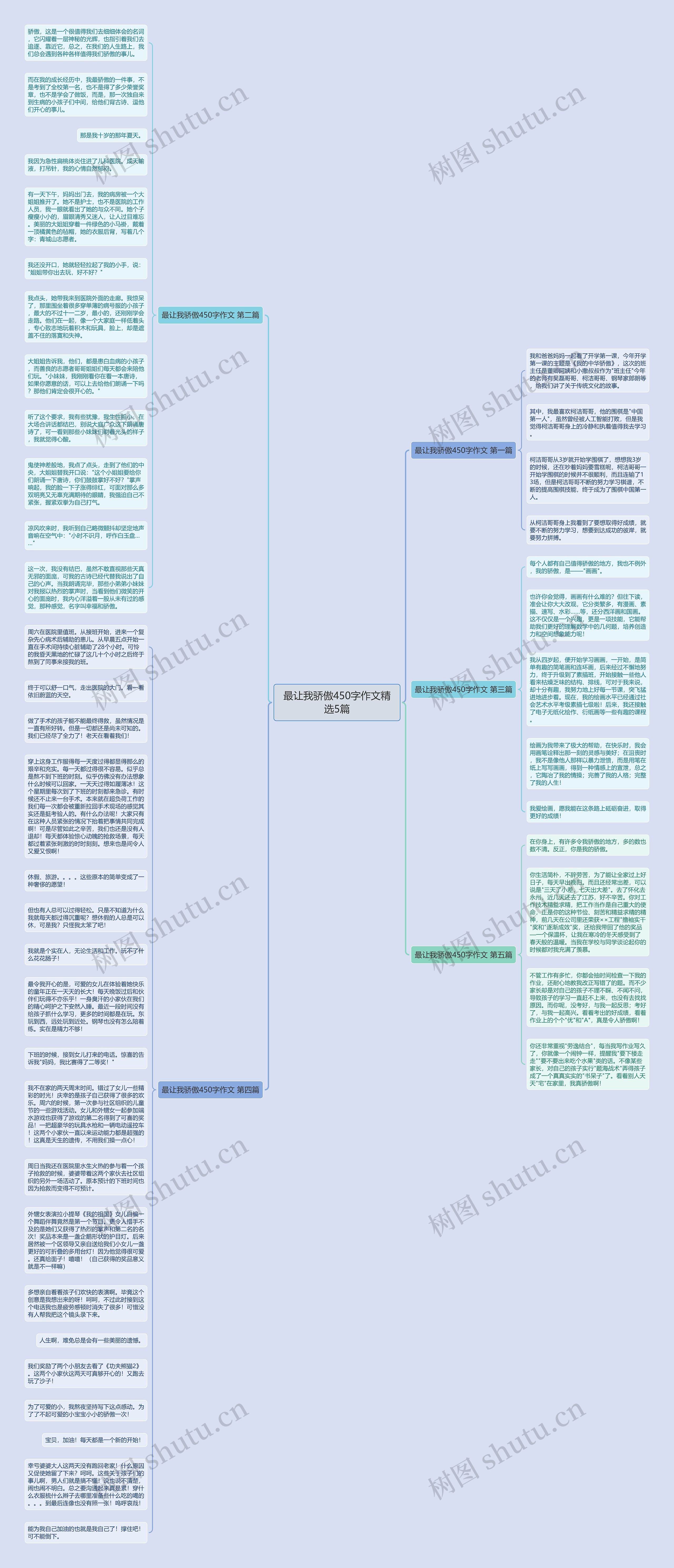 最让我骄傲450字作文精选5篇思维导图