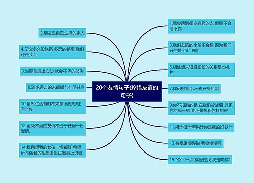 20个友情句子(珍惜友谊的句子) 20个友情句子(珍惜友谊的句子)