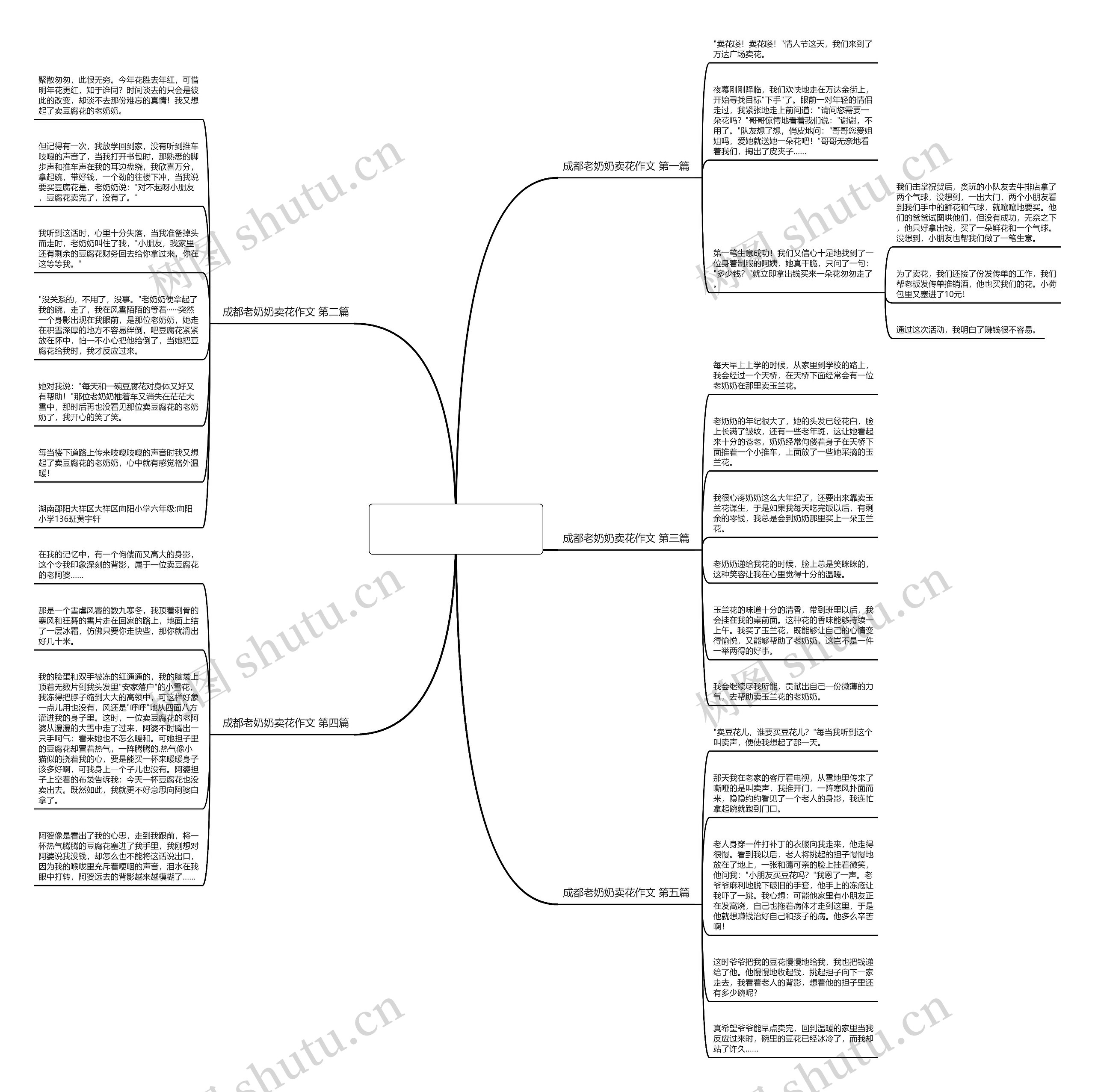 成都老奶奶卖花作文精选5篇 成都老奶奶卖花作文精选5篇
