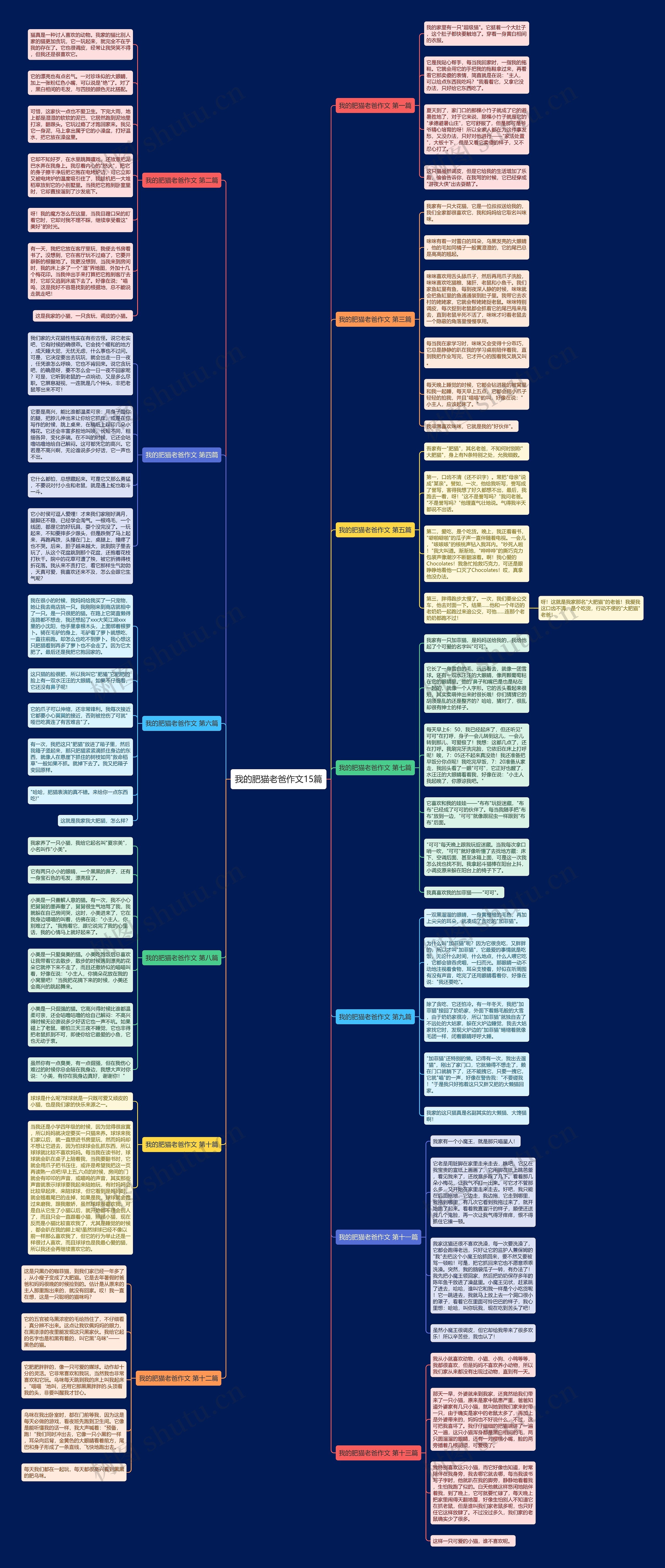 我的肥猫老爸作文15篇 我的肥猫老爸作文15篇
