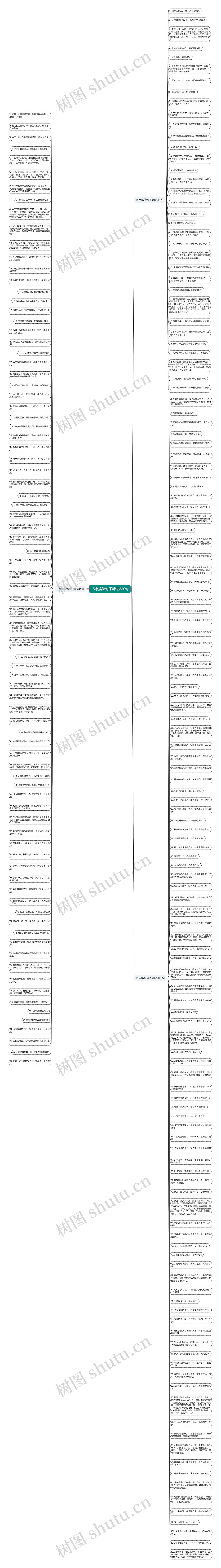 15字搞笑句子精选220句思维导图