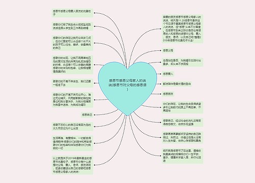 感恩节感恩父母家人的说说(感恩节对父母的感恩语)