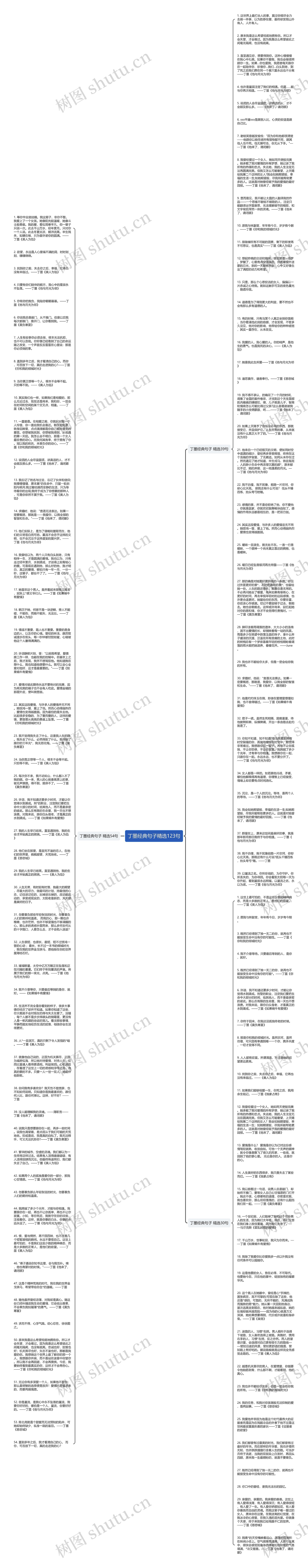 丁墨经典句子精选123句思维导图