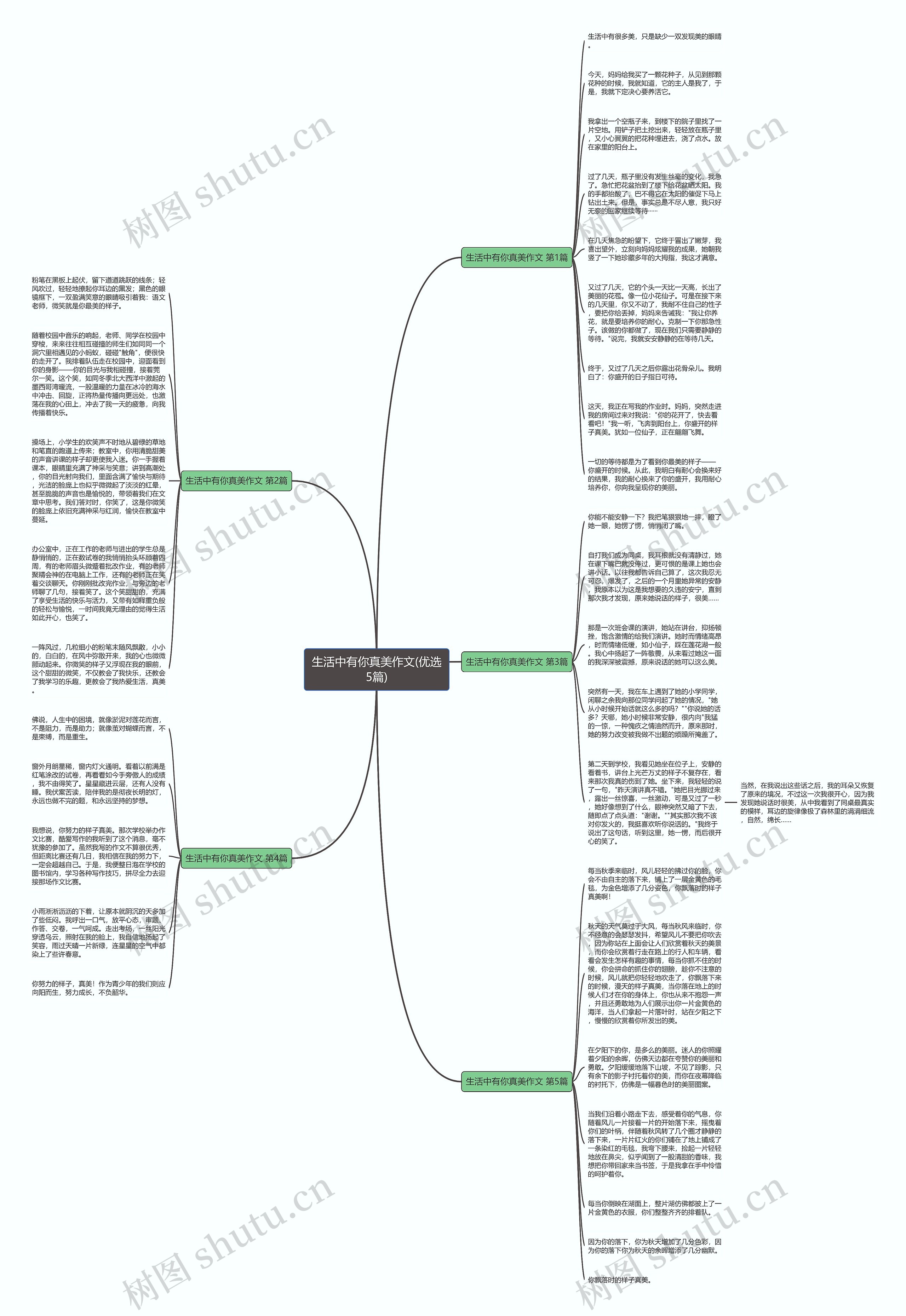 生活中有你真美作文(优选5篇) 生活中有你真美作文(优选5篇)