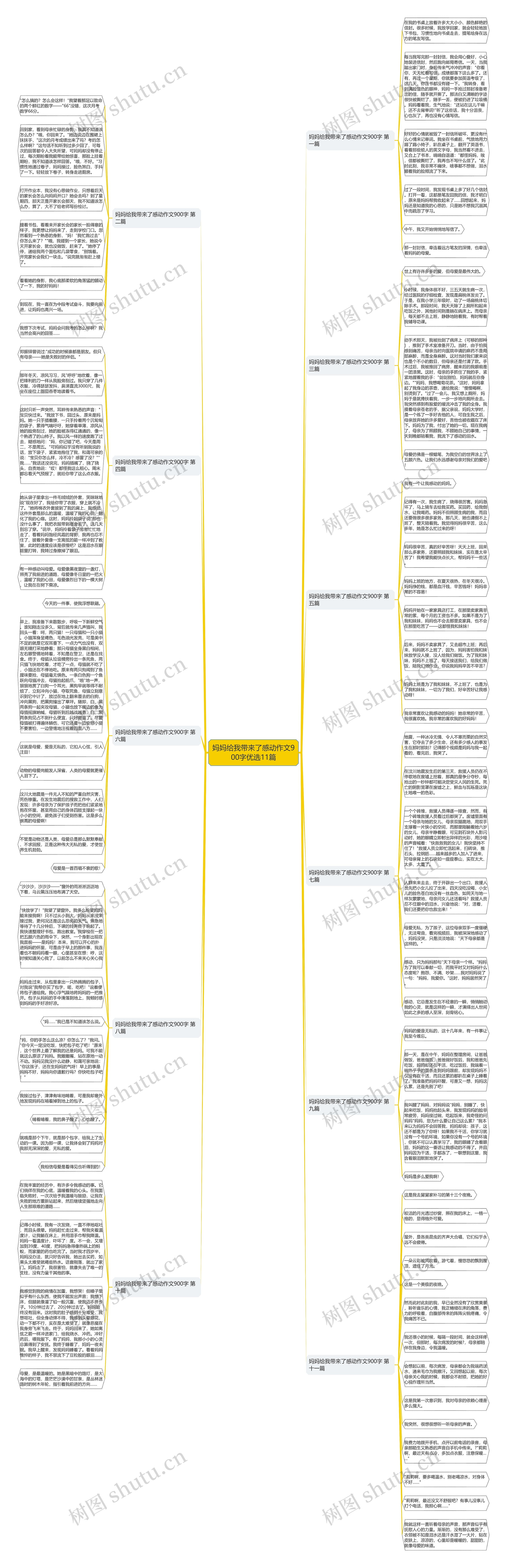 妈妈给我带来了感动作文900字优选11篇 妈妈给我带来了感动作文900字优选11篇