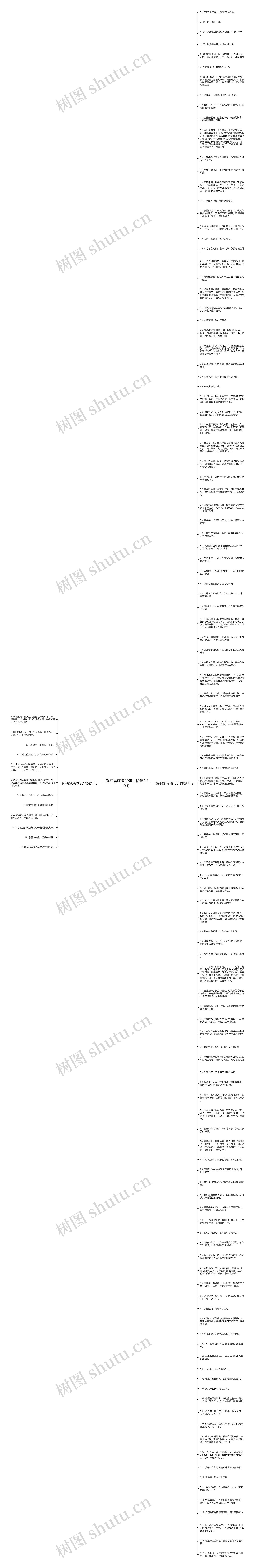 赞幸福满满的句子精选129句思维导图