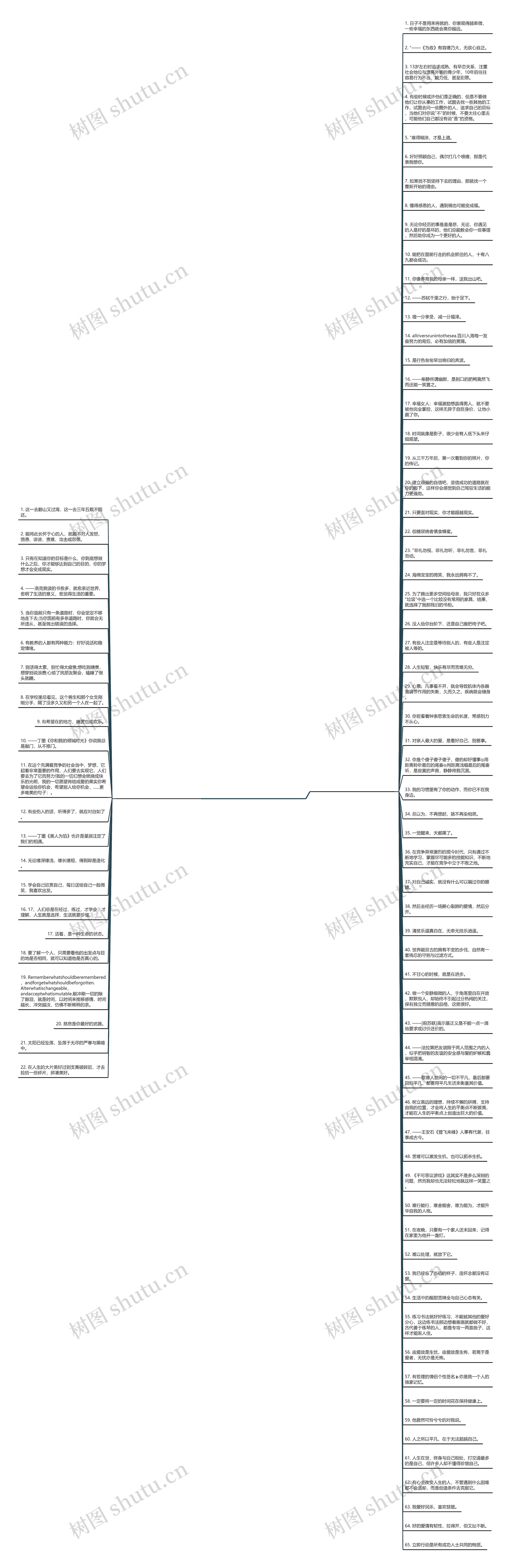 文言文哲理句子加翻译精选87句思维导图