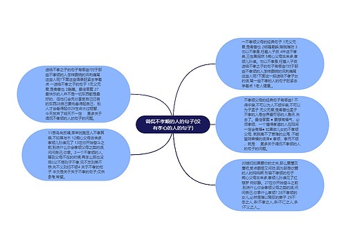 调侃不孝顺的人的句子(没有孝心的人的句子)