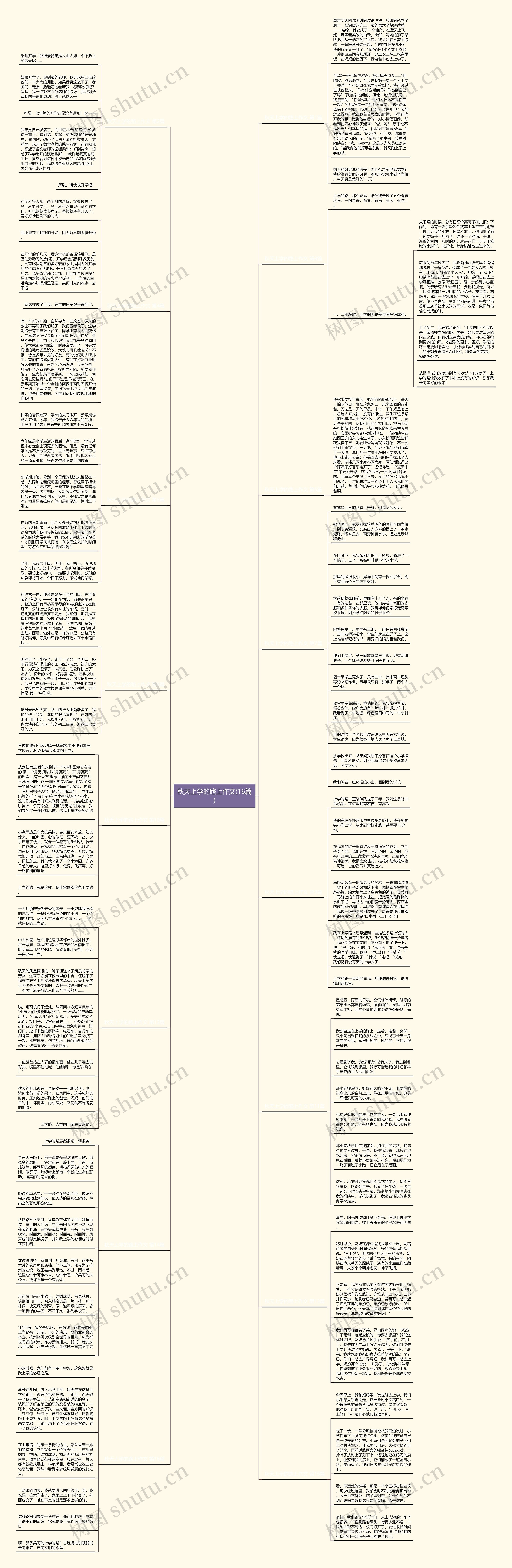 秋天上学的路上作文(16篇) 秋天上学的路上作文(16篇)