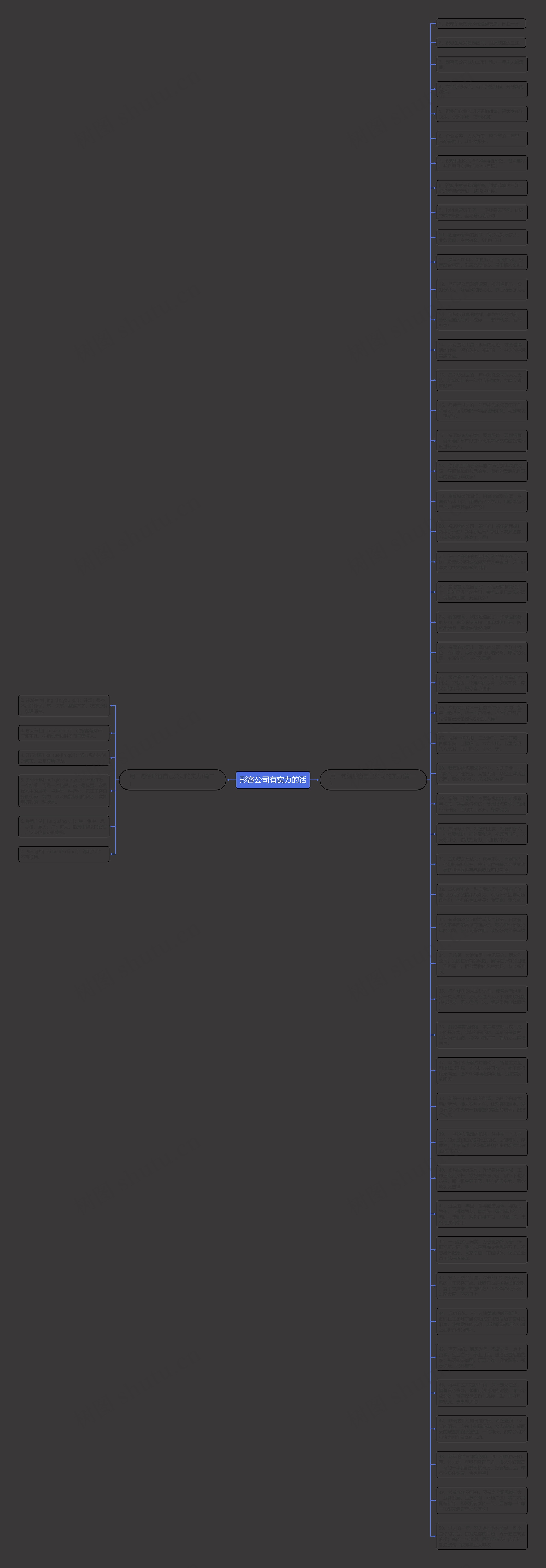 形容公司有实力的话思维导图