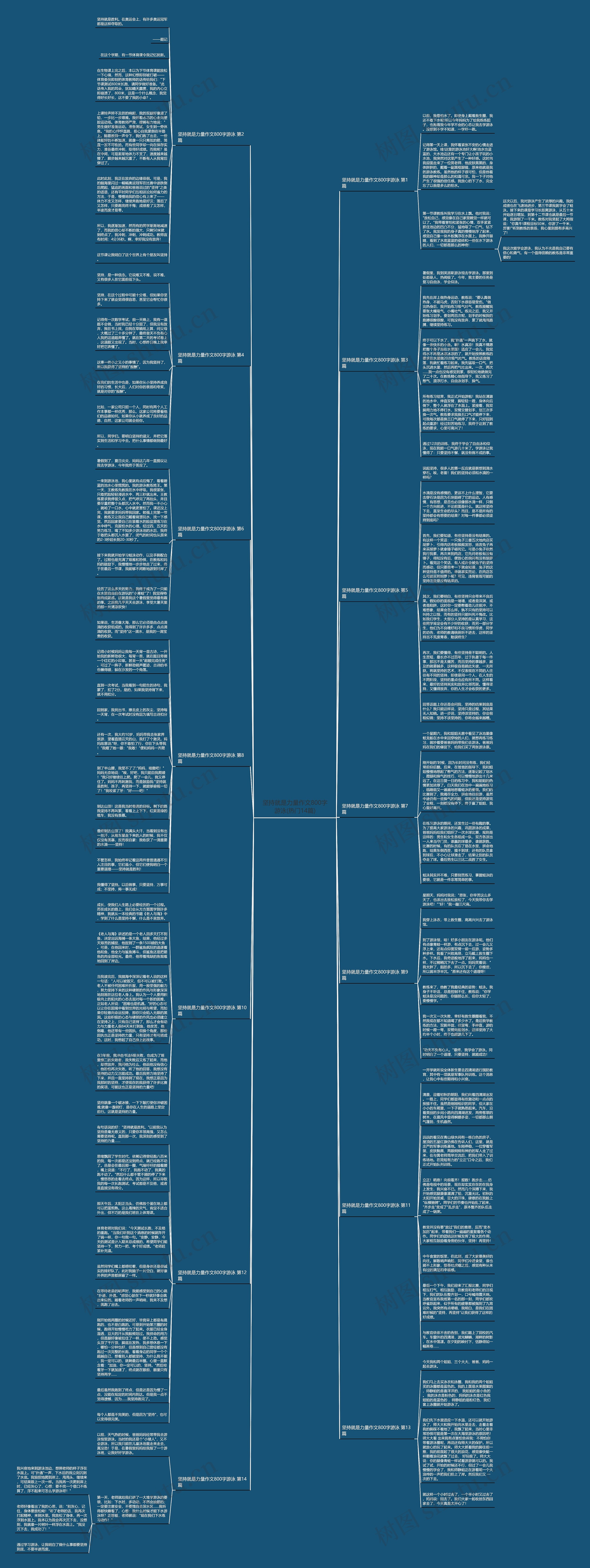 坚持就是力量作文800字游泳(热门14篇)思维导图