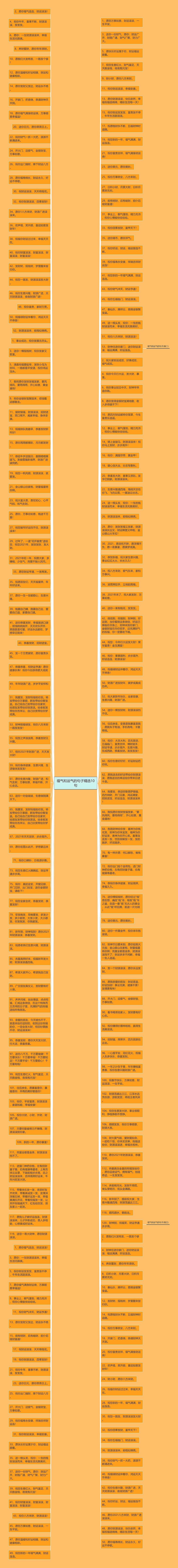 福气和运气的句子精选10句