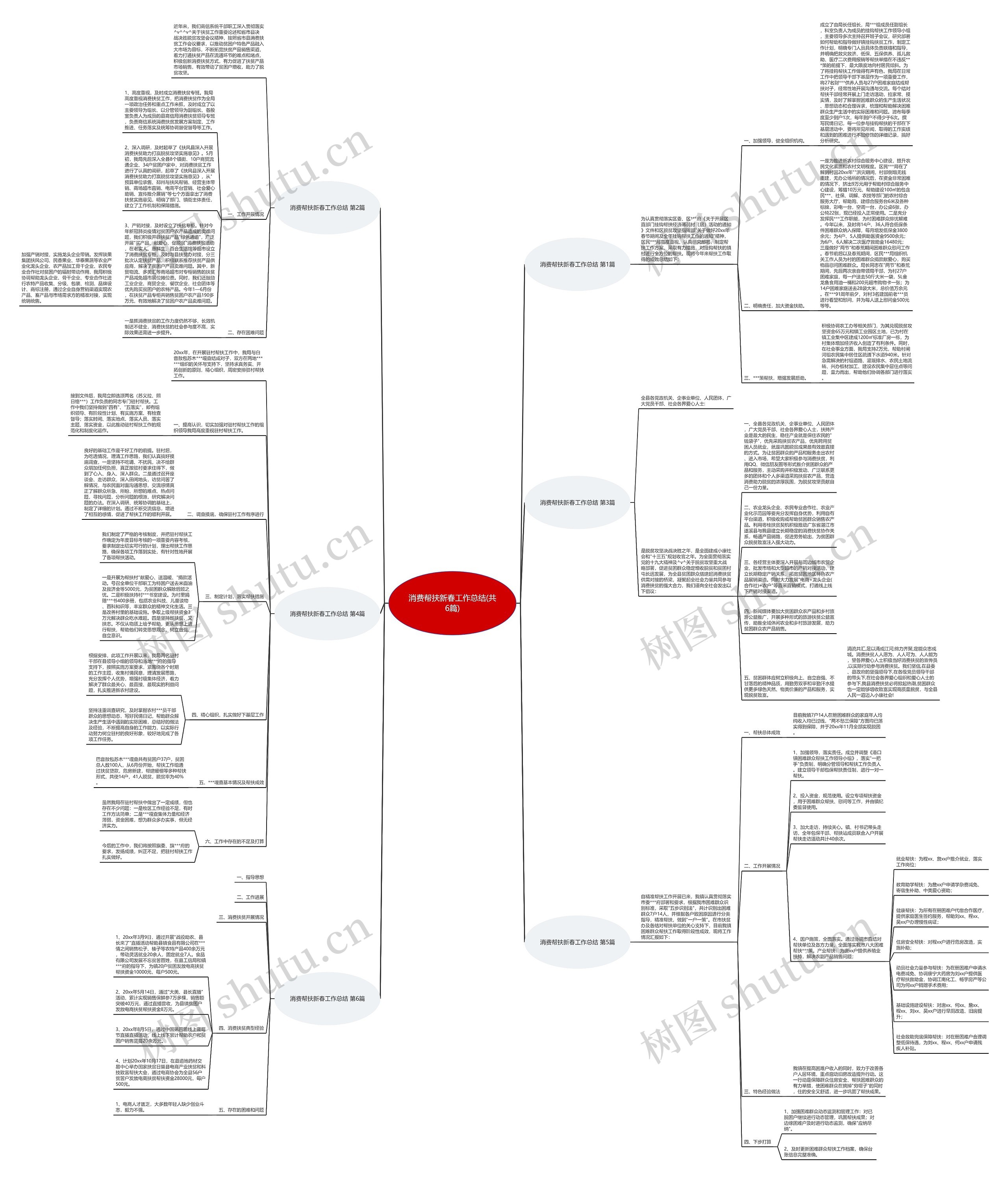 消费帮扶新春工作总结(共6篇)思维导图