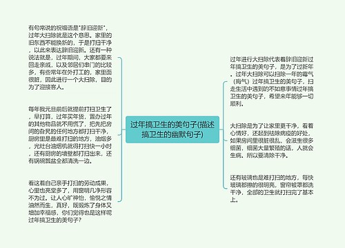 过年搞卫生的美句子(描述搞卫生的幽默句子) 过年搞卫生的美句子(描述搞卫生的幽默句子)