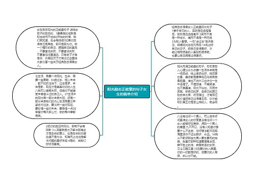 阳光励志正能量的句子女生的简单介绍