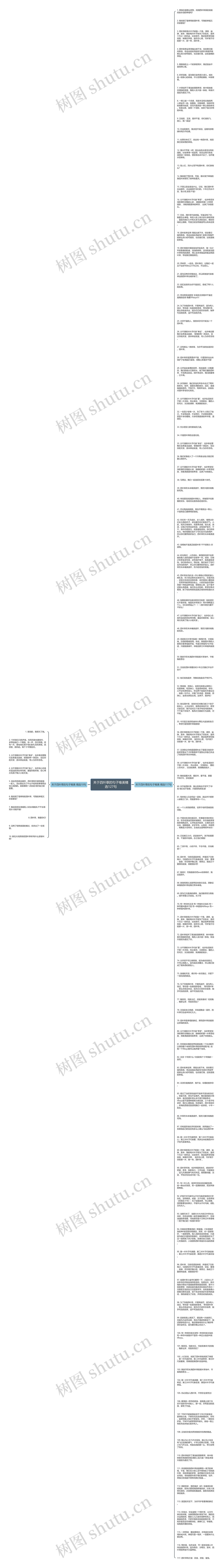 关于四叶草的句子唯美精选127句思维导图