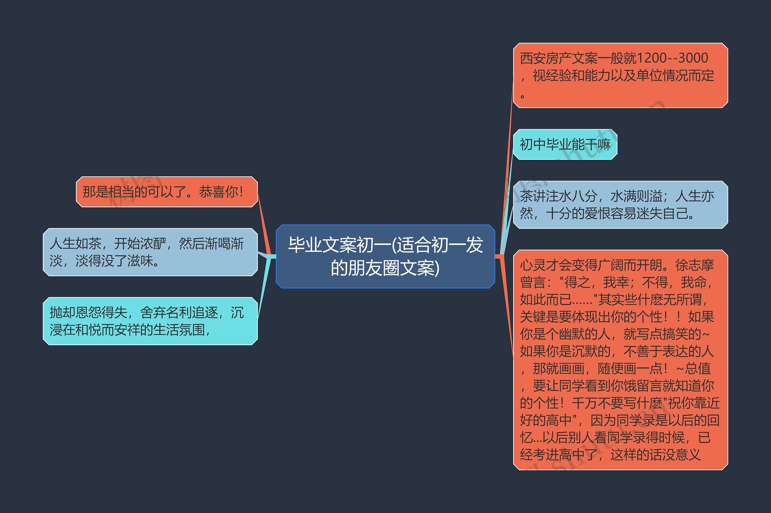 毕业文案初一(适合初一发的朋友圈文案)