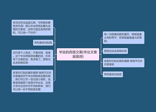 毕业的高级文案(毕业文案高级感)