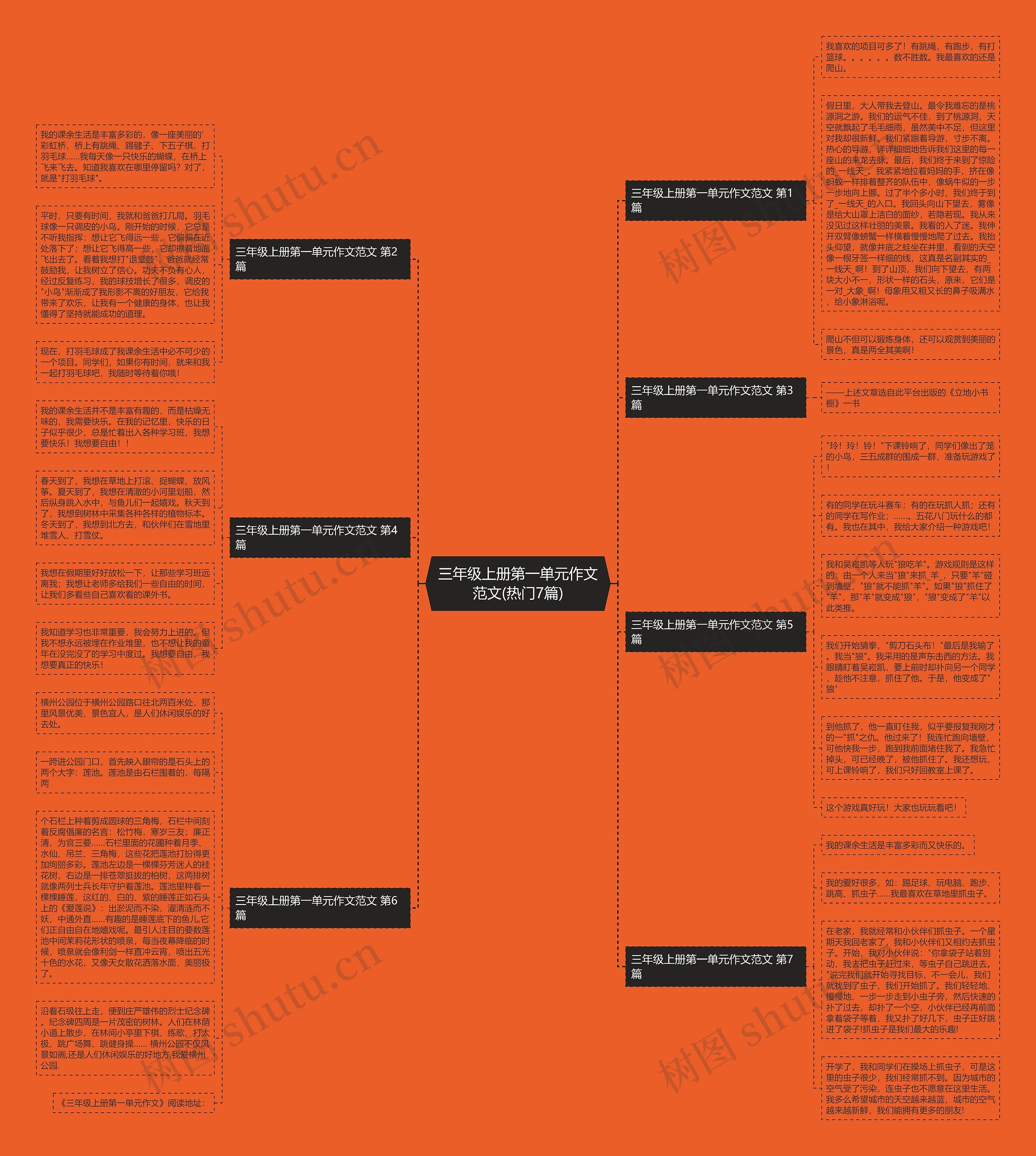 三年级上册第一单元作文范文(热门7篇) 三年级上册第一单元作文范文(热门7篇)