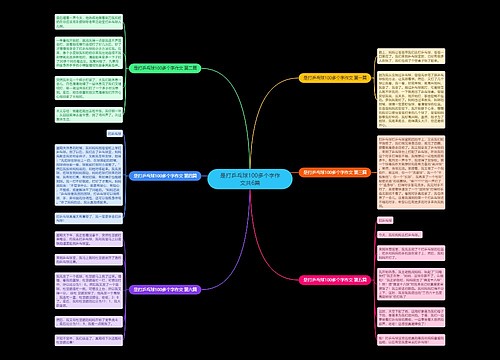 是打乒乓球100多个字作文共6篇