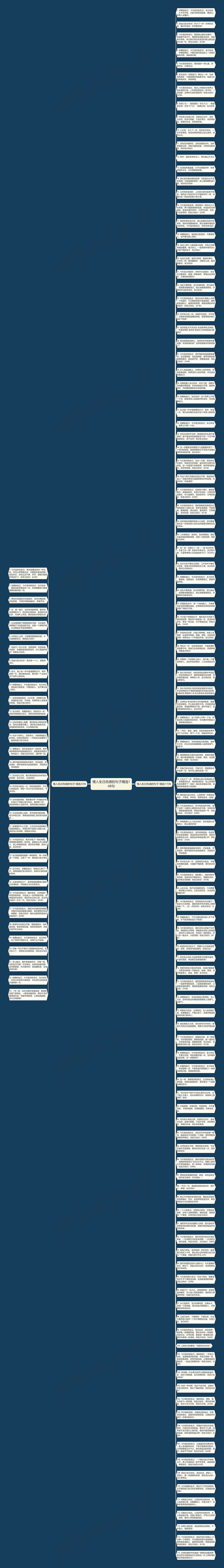 情人生日伤感的句子精选148句思维导图