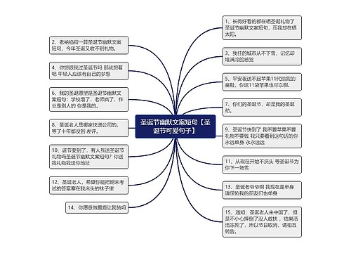 圣诞节幽默文案短句【圣诞节可爱句子】