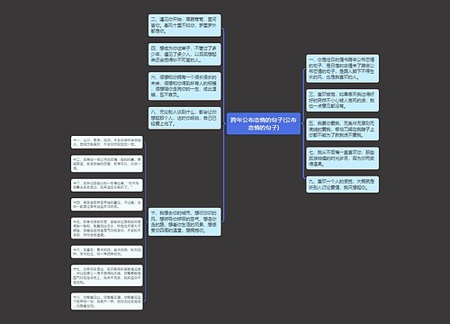 跨年公布恋情的句子(公布恋情的句子)