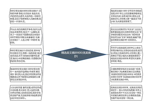 精选美文摘抄800(优美摘抄)