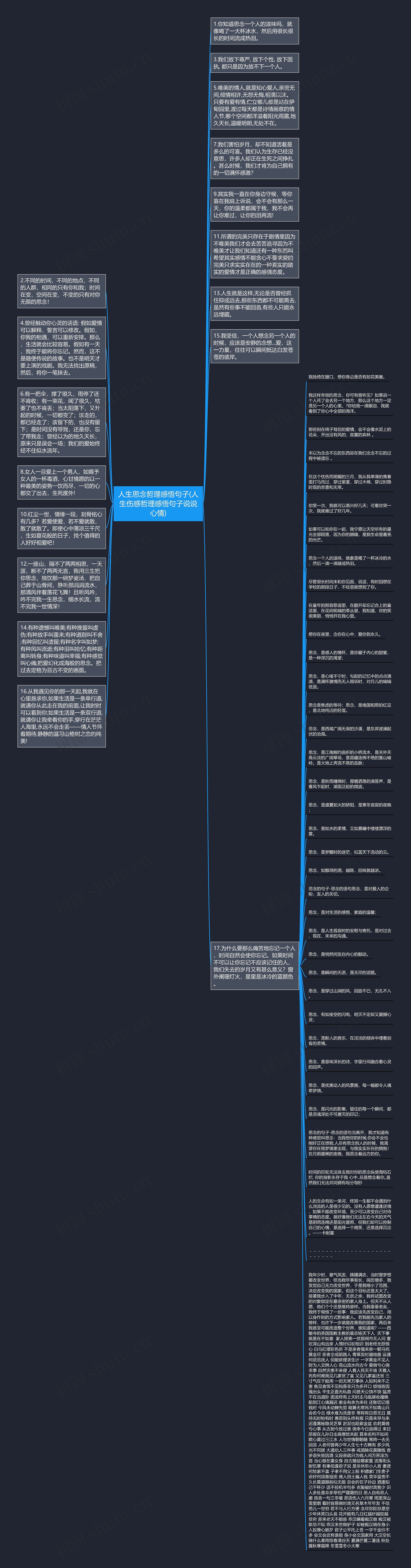 人生思念哲理感悟句子(人生伤感哲理感悟句子说说心情)