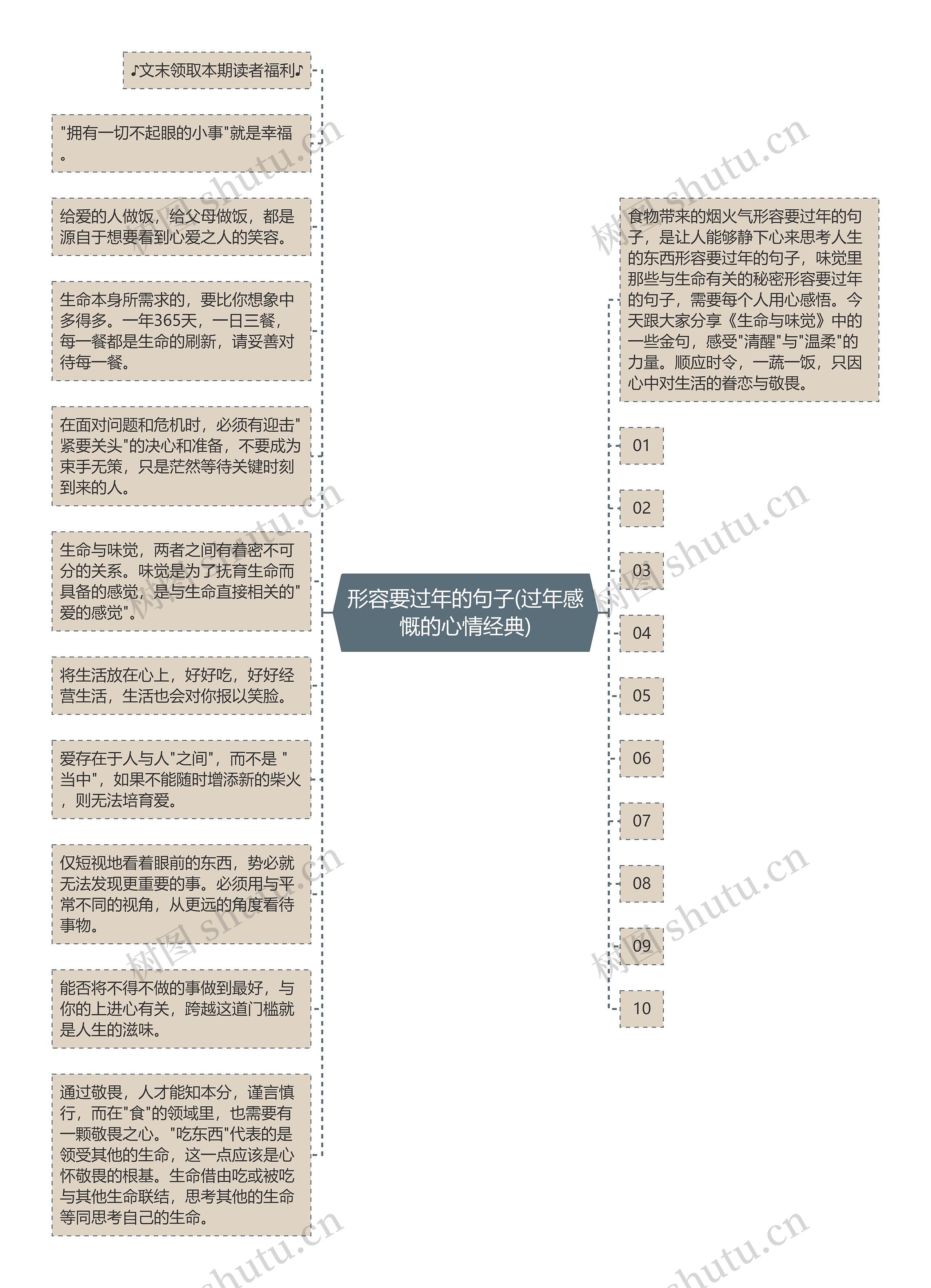 形容要过年的句子(过年感慨的心情经典)思维导图