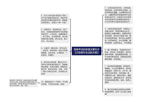 简单平淡的幸福文案句子【记录美好生活的文案】