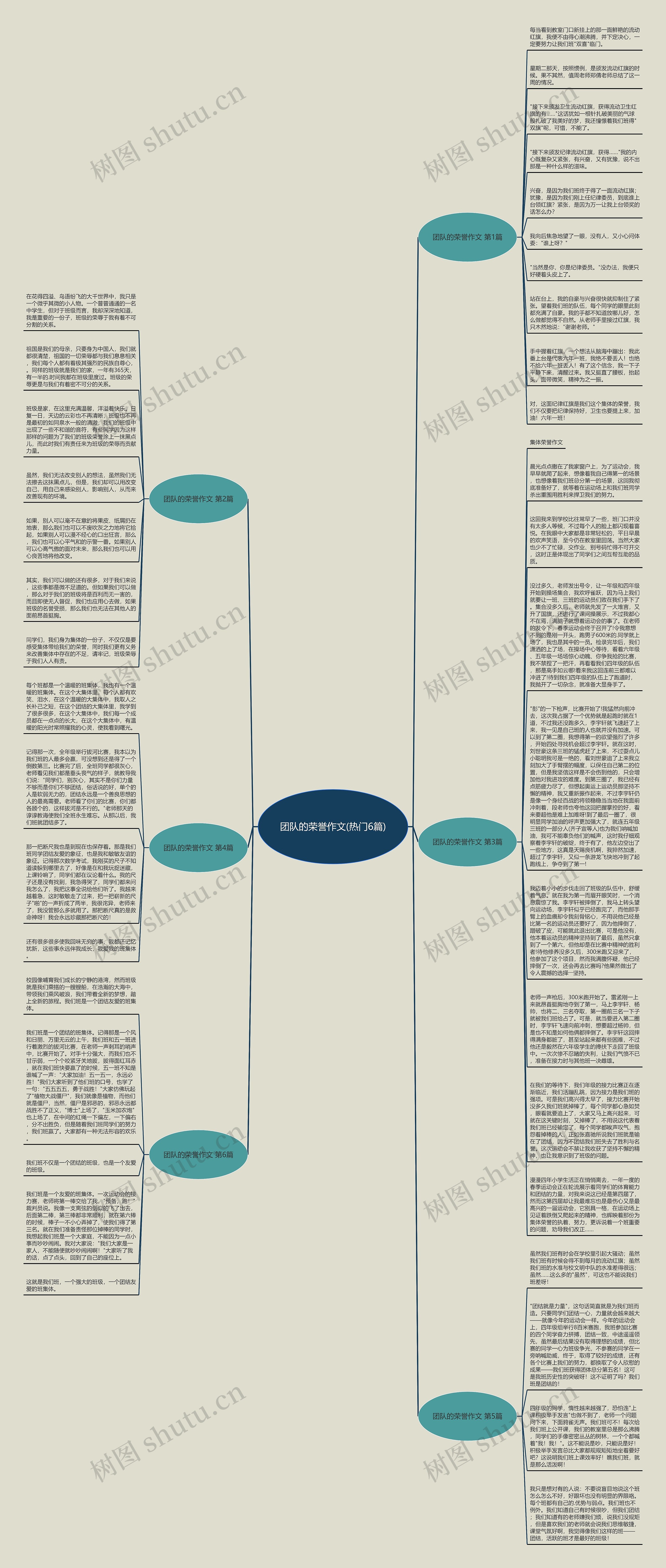 团队的荣誉作文(热门6篇)思维导图