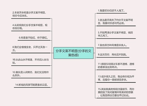 分手文案不明显(分手的文案伤感)