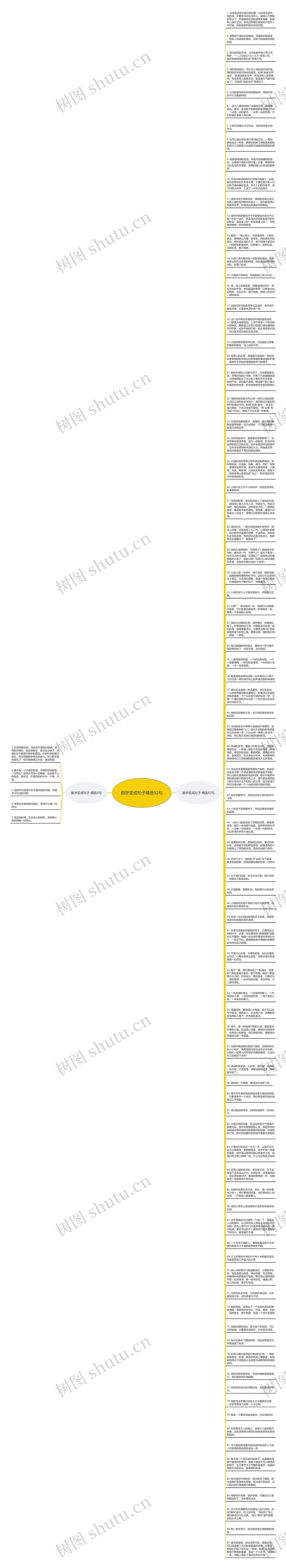 数字变成句子精选92句